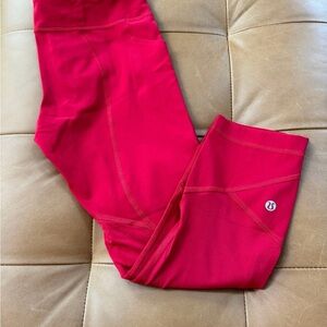 lululemon athletica Red Leggings
